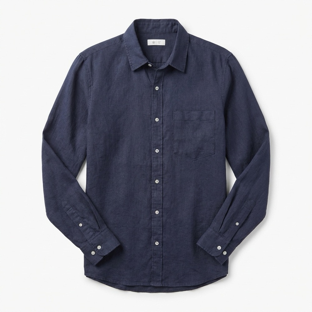 Carve Designs Dark Blue Shirt button down shirt. XL